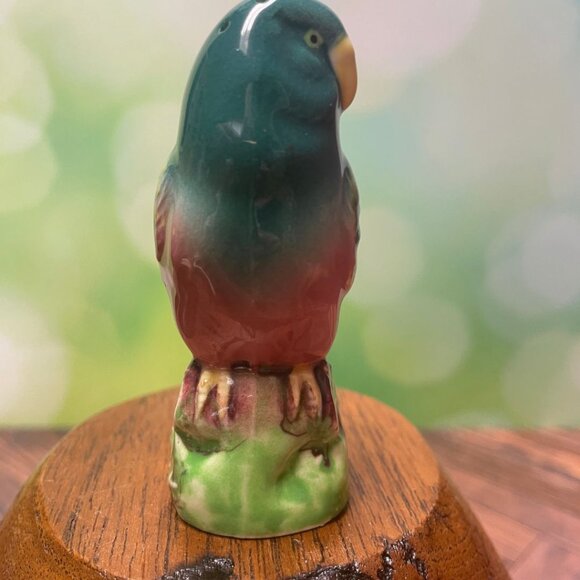 Beautiful Vintage 1950s Budgie Bird Salt & Pepper Shakers – Hand-Painted - Picture 12 of 15